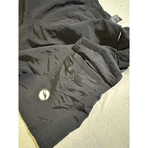 VTG Giant Cycling Shorts Adult Extra Large Black Trunk Style Padded Nylon Shell - Picture 3 of 11